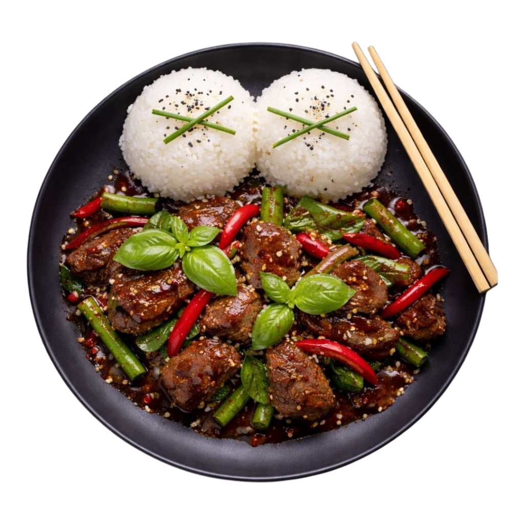 Sauté de bœuf basilic thaï