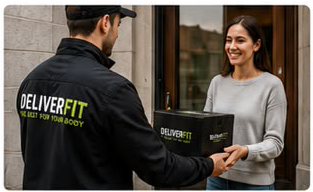 Livraison d’une box DeliverFit à domicile